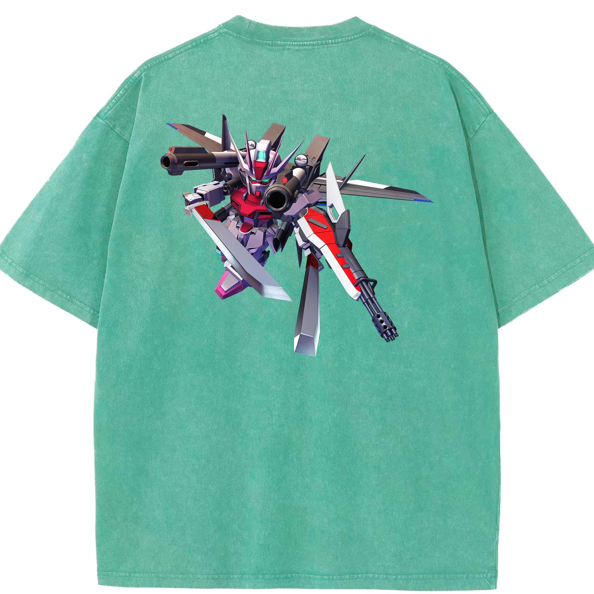 （画像用） 機動戦士ガンダム Mobile Suit Gundam 綿100% ヴィンテージ風 半袖Tシャツ（背面プリント）